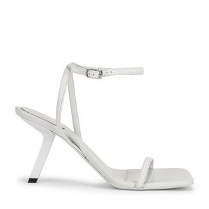 Balenciaga Women White Void 80mm Ankle-Strap High-Heel Shoe Size EU 39/US 9